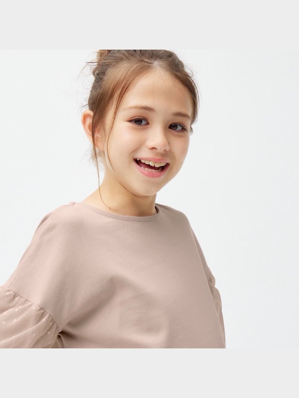 GIRLSチュールスリーブT(長袖)