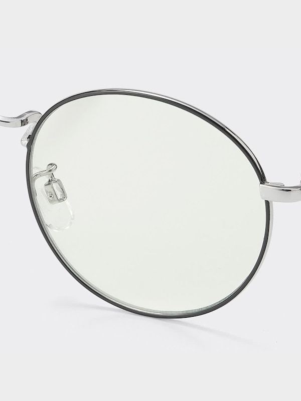 UVカットラウンドメタルグラス