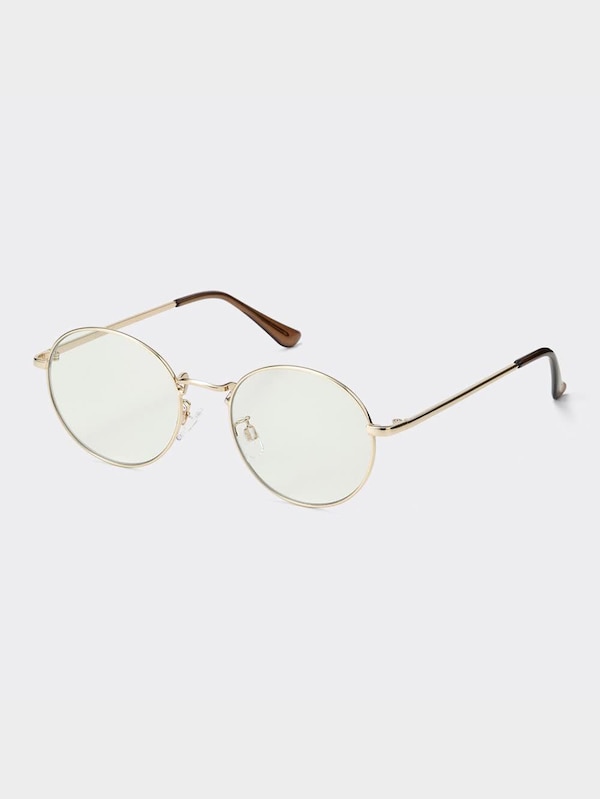 UVカットラウンドメタルグラス