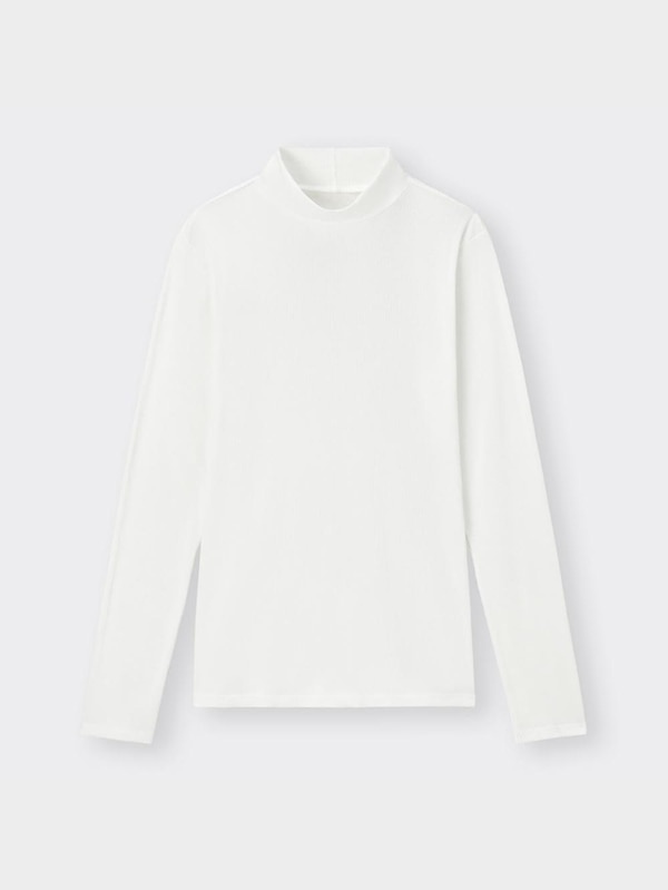 スタイルヒートリブモックネックT(長袖)+E