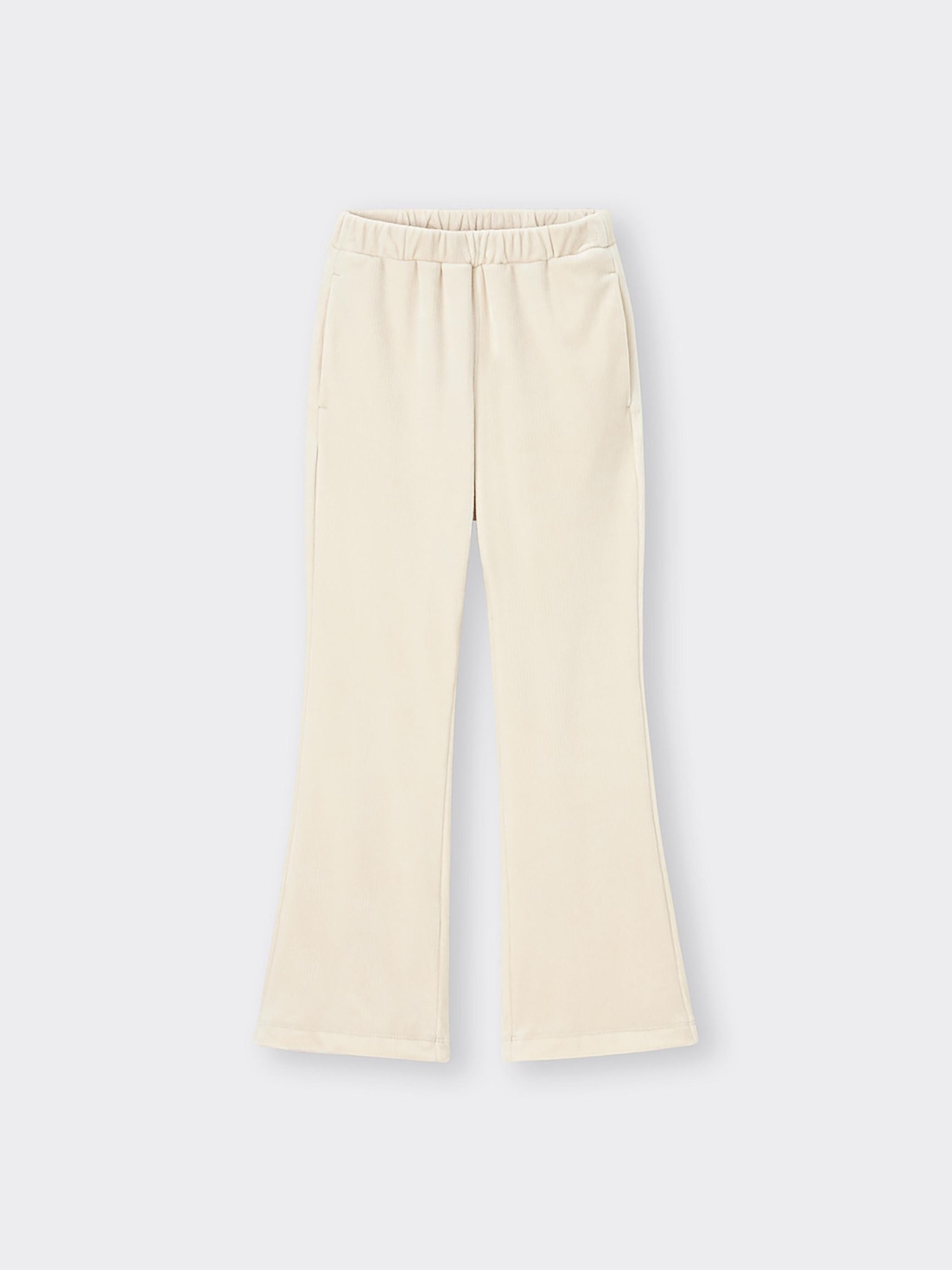 GU公式 | GIRLSヌクヌクニットコールフレアパンツ