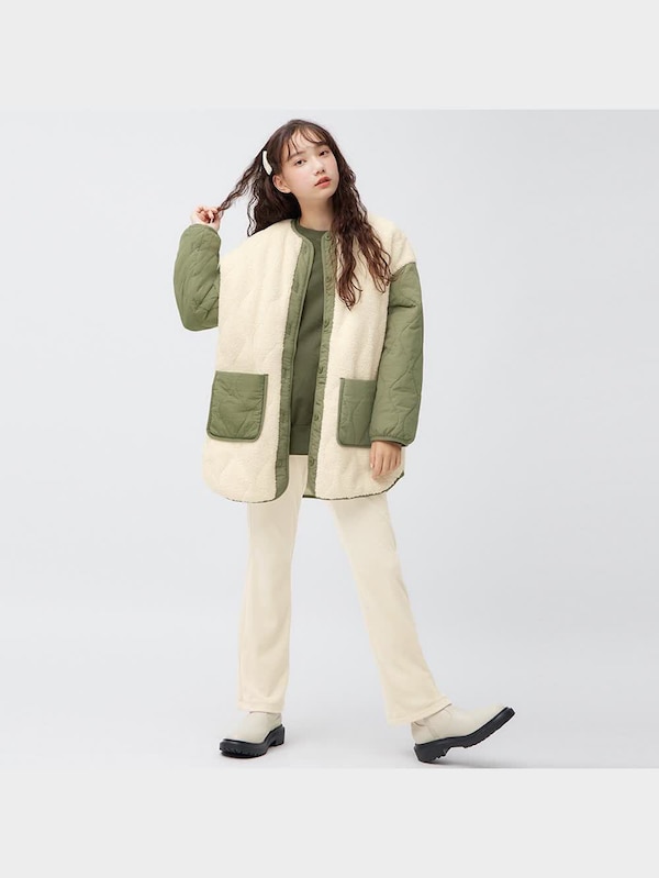 GIRLSヌクヌクニットコールフレアパンツ