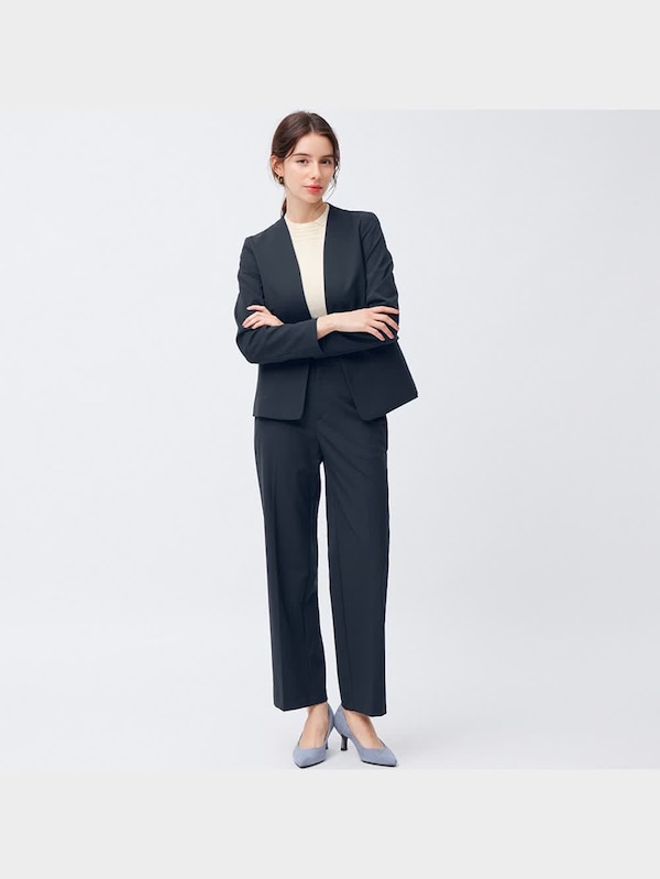 ウォッシャブルストレートパンツZ+X(セットアップ可能)