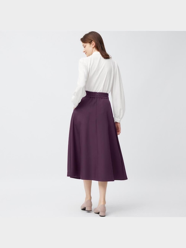 ハイウエストフレアミディスカートZ+E