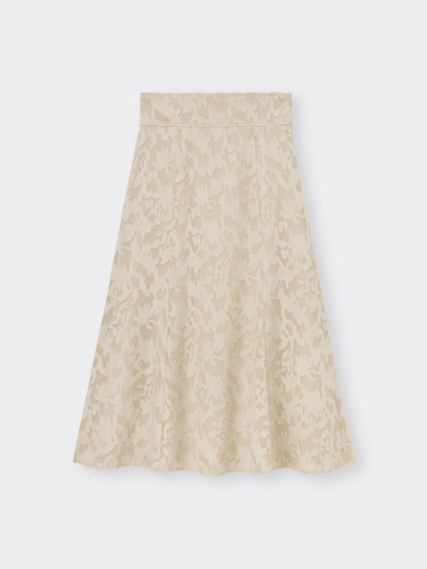 ジャカードバックリボンロングスカートZ+E