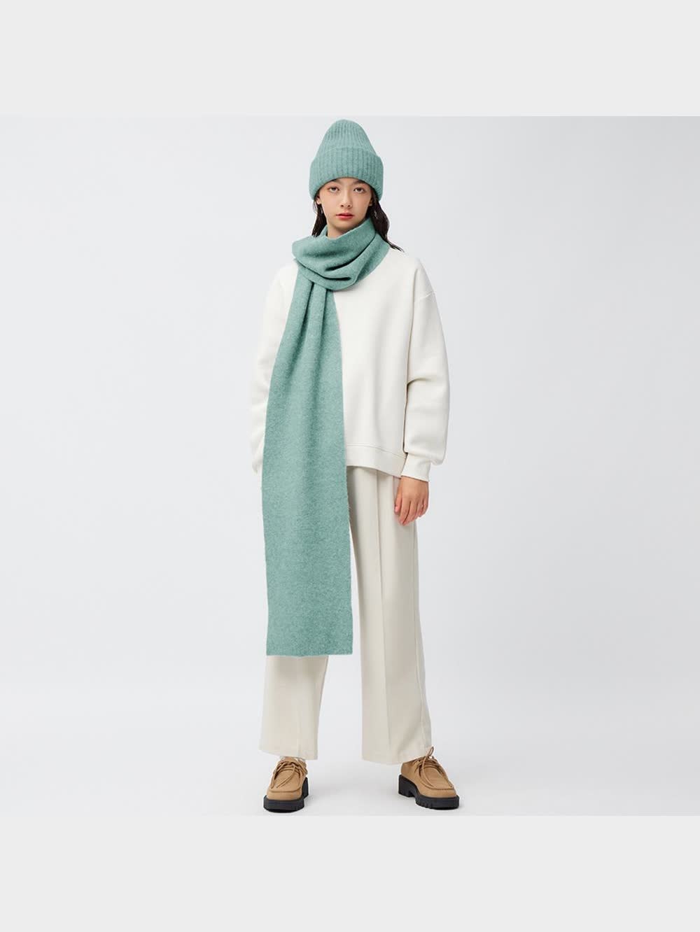 33様のみ　購入可能商品 GU公式 | パフィータッチニットマフラー