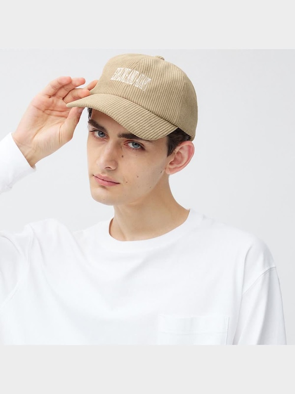 UVカットコーデュロイロゴキャップ