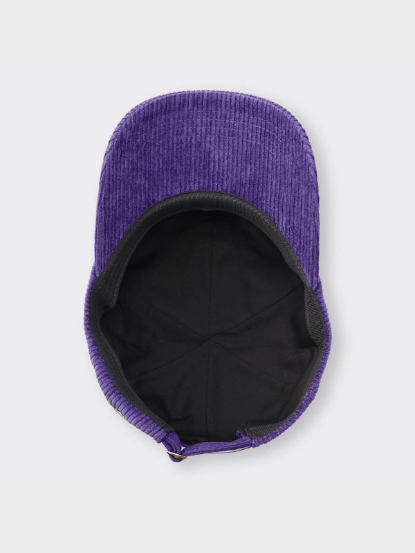 UVカットコーデュロイロゴキャップ