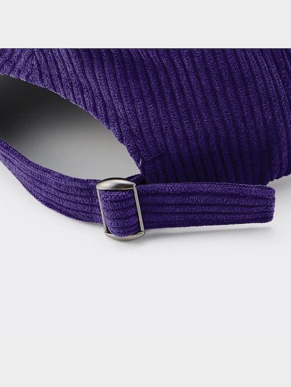 UVカットコーデュロイロゴキャップ