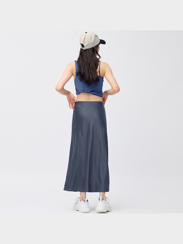 サテンミディスカート+EC(丈短め76.0～80.0cm)