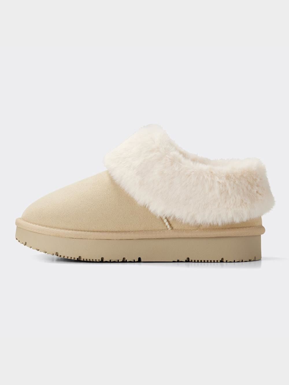 しばりんページ GU公式 | ウォームムートンタッチスリッパ