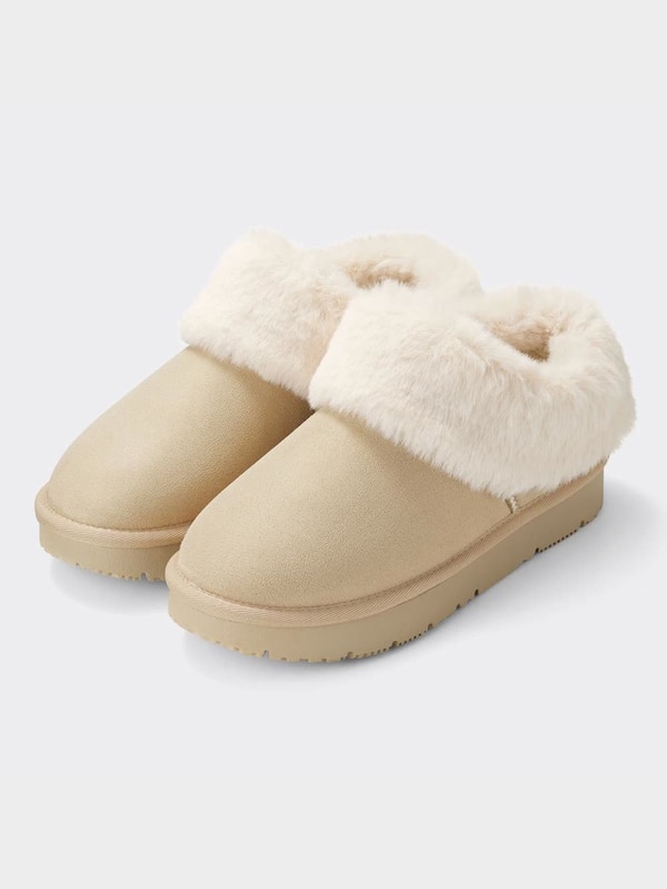 ウォームムートンタッチスリッパ