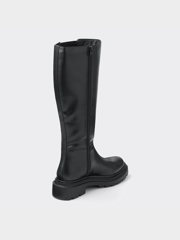 サイドゴアロングブーツ+E