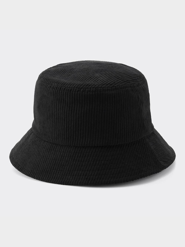 UVカットコーデュロイバケットハット