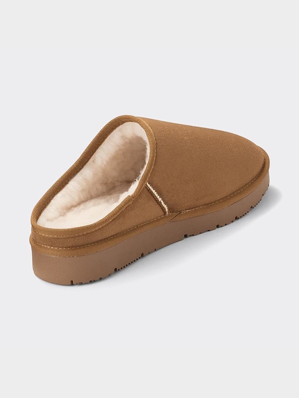 ウォームムートンタッチクロッグシューズ