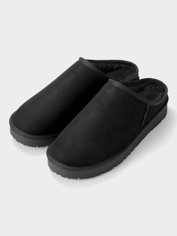 ウォームムートンタッチクロッグシューズ