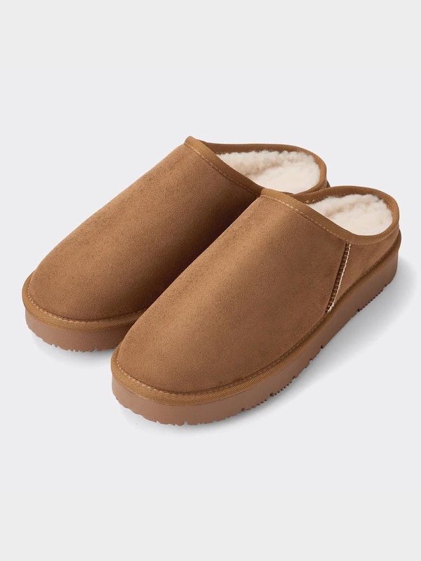 ウォームムートンタッチクロッグシューズ