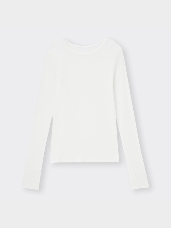 スタイルヒートリブロングスリーブT(12分袖)+E