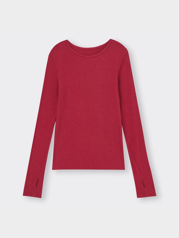 スタイルヒートリブロングスリーブT(12分袖)+E