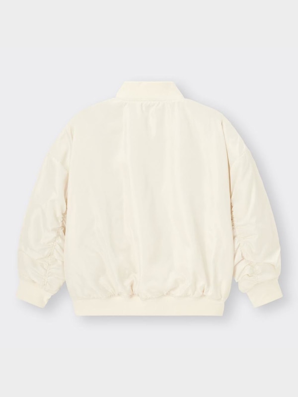 GIRLSヒートパデッドリブブルゾン