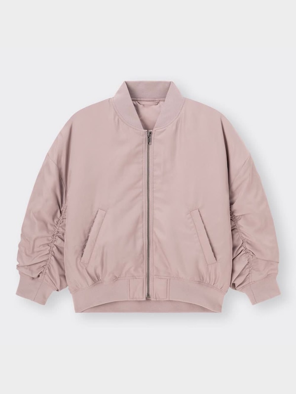 GIRLSヒートパデッドリブブルゾン