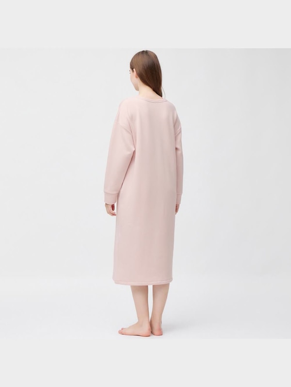 裏起毛ソフトウォームラウンジワンピース(長袖)+E