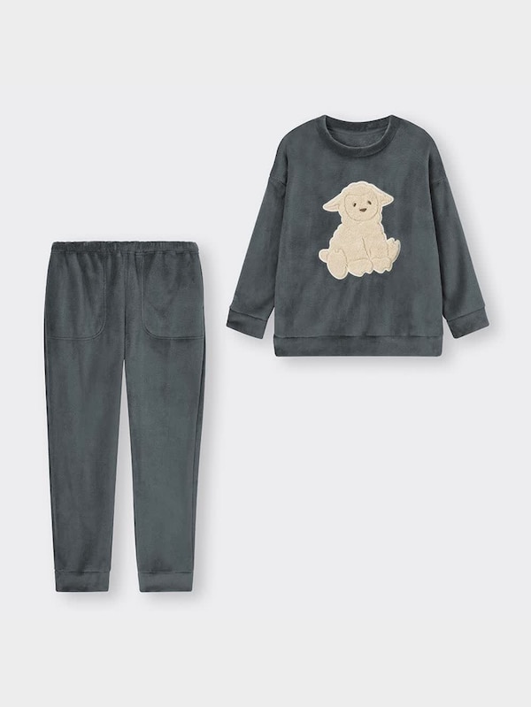 マシュマロフィールラウンジセット(シープ)(長袖&ロングパンツ)