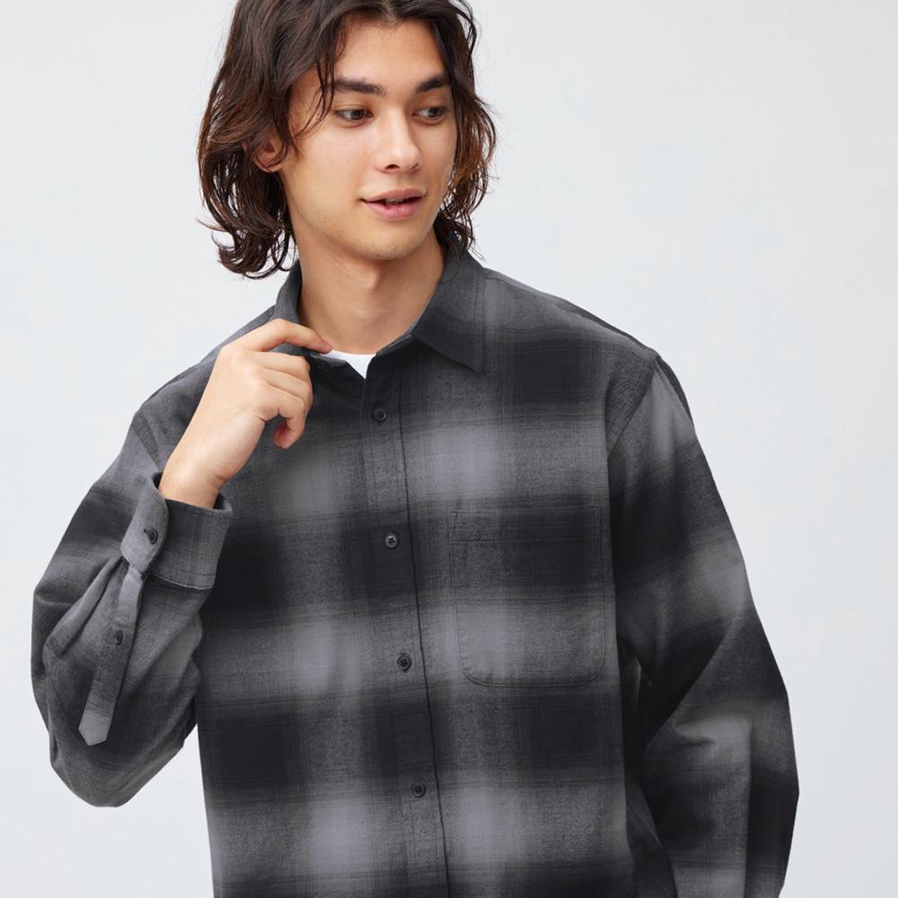 UNIQLOチェックシャツ(XL) - トップス