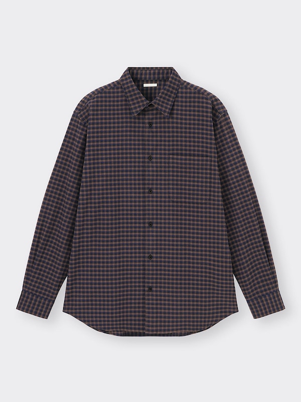 フランネルチェックシャツ(長袖)B