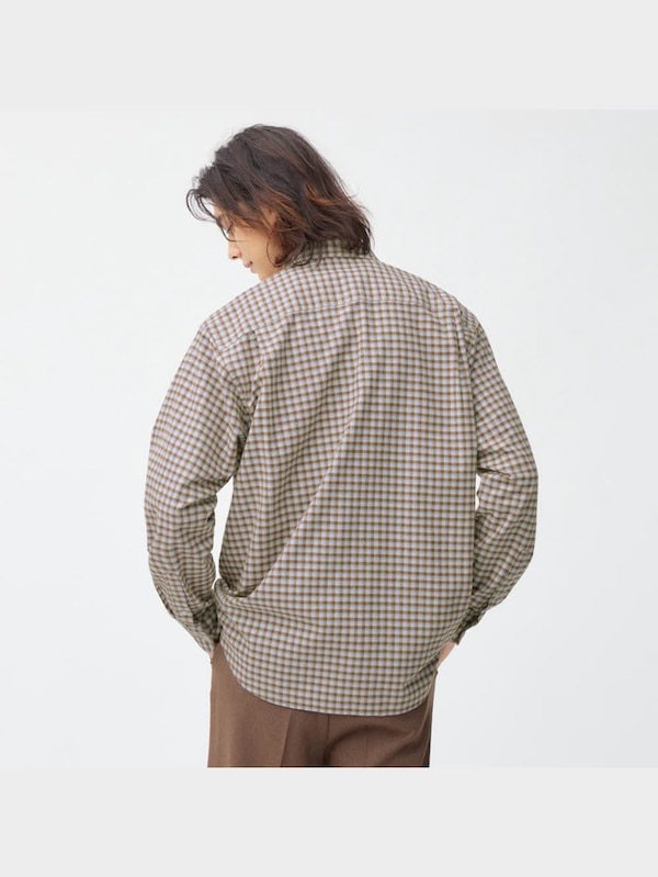フランネルチェックシャツ(長袖)B