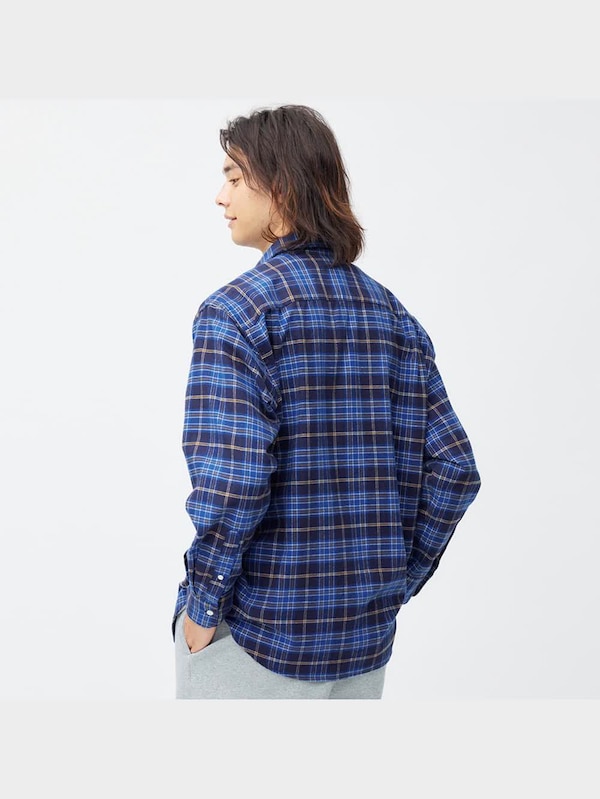 フランネルチェックシャツ(長袖)C