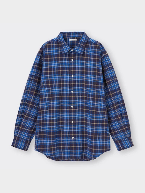 フランネルチェックシャツ(長袖)C