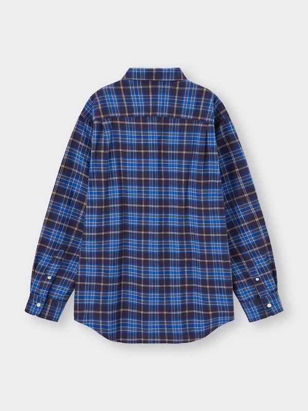 フランネルチェックシャツ(長袖)C
