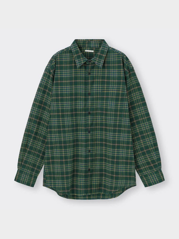 フランネルチェックシャツ(長袖)C