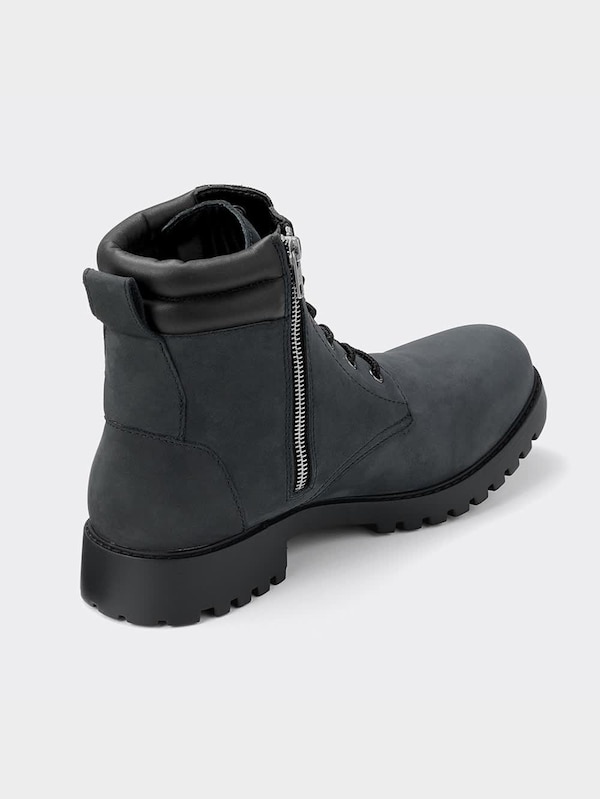 リアルレザーヌバックブーツ+E