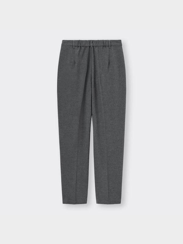 起毛タックテーパードパンツ+EC(丈長め73.0cm)