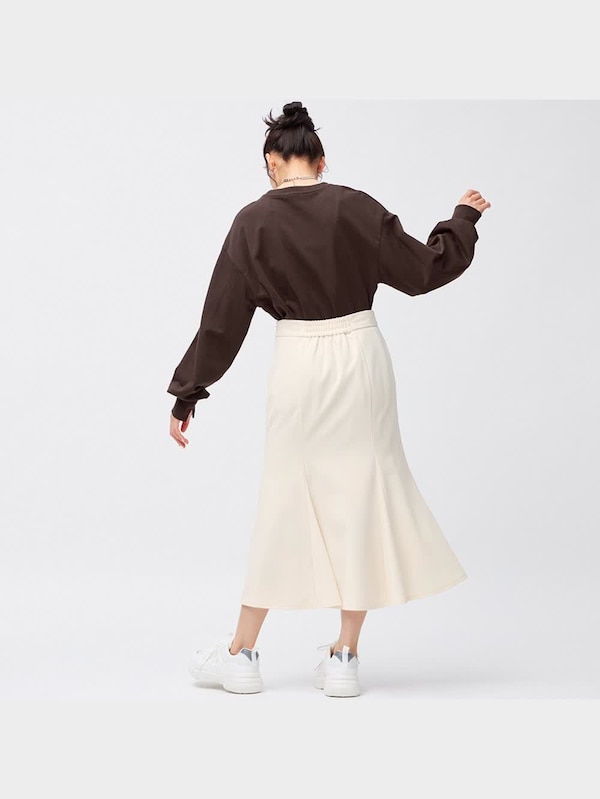 カットソーマーメイドミディスカート+EC(丈短め77.0～81.0cm)