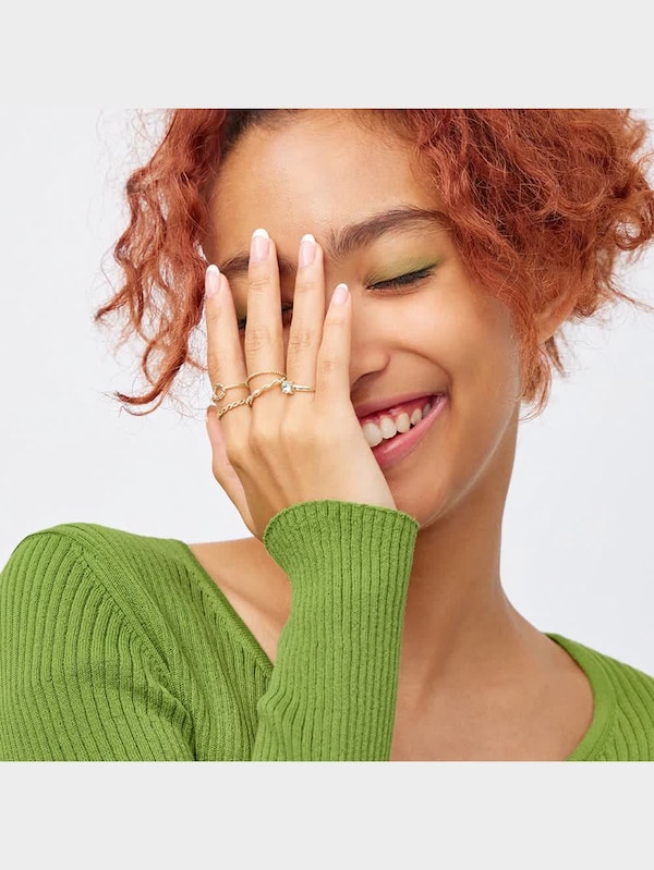 ビジューナローリングセット5P