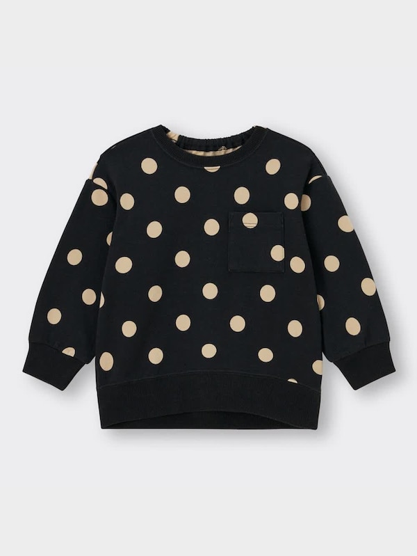 BABY(TODDLER)カンタンプルオーバー(長袖)(ドット)
