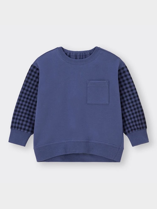 BABY(TODDLER)カンタンプルオーバー(長袖)(ギンガム チェック)