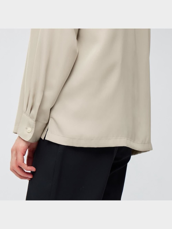 オープンカラーシャツ(長袖)NT+E