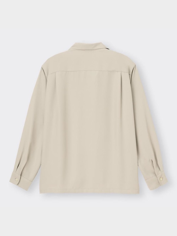 オープンカラーシャツ(長袖)NT+E