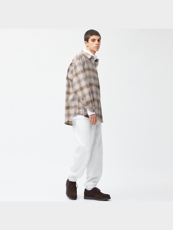 フランネルチェックシャツ(長袖)D