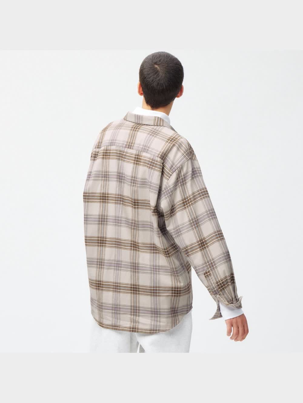 確認用です(≧∇≦)b GU公式 | フランネルチェックシャツ(長袖)E