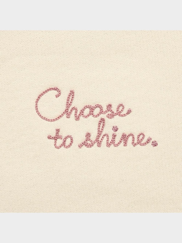 GIRLSクロップドスウェットプルオーバー(長袖)(ワンポイント)