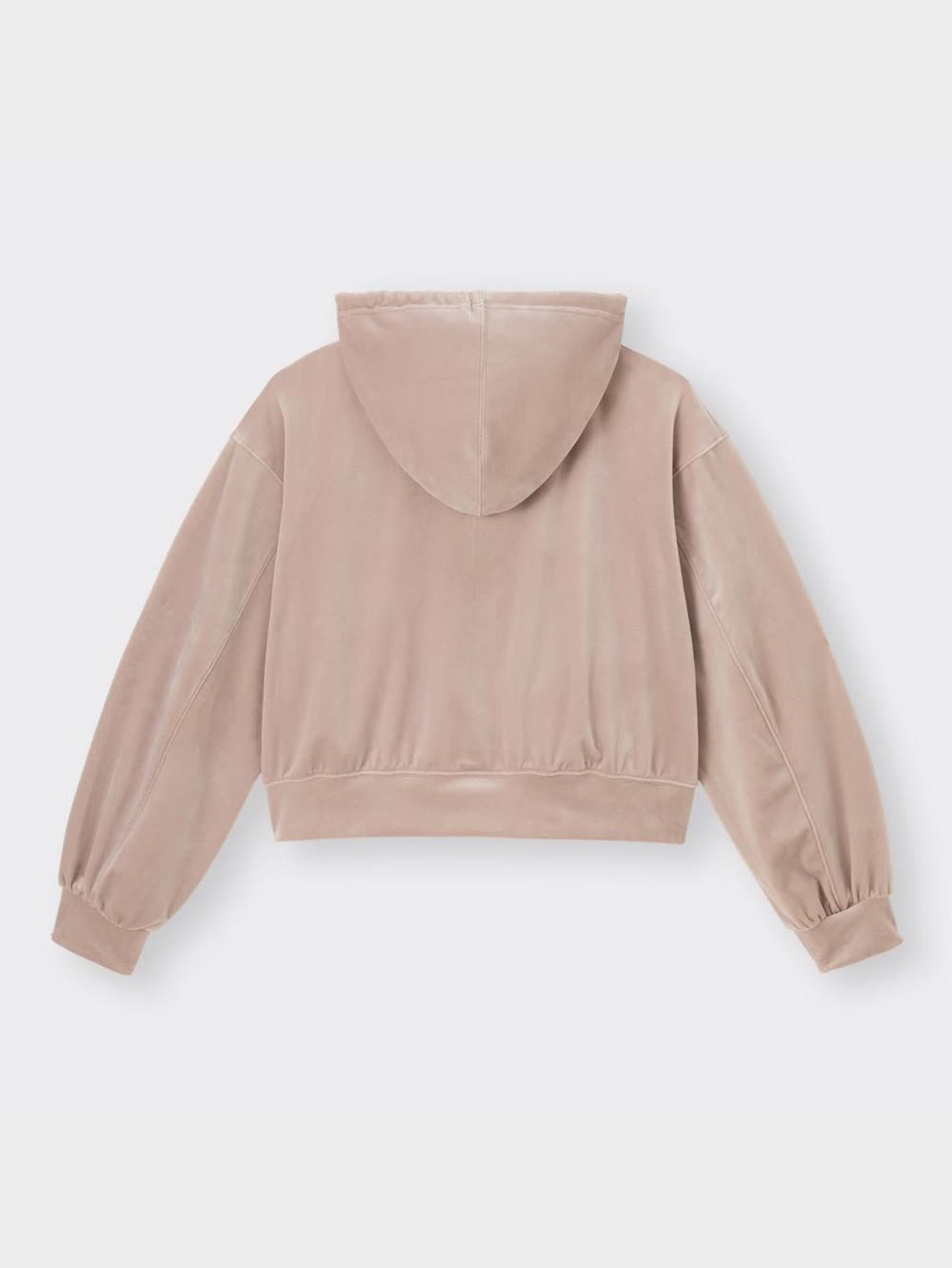 GU公式 | ベロアフルジップパーカ(長袖)+E(セットアップ可能)