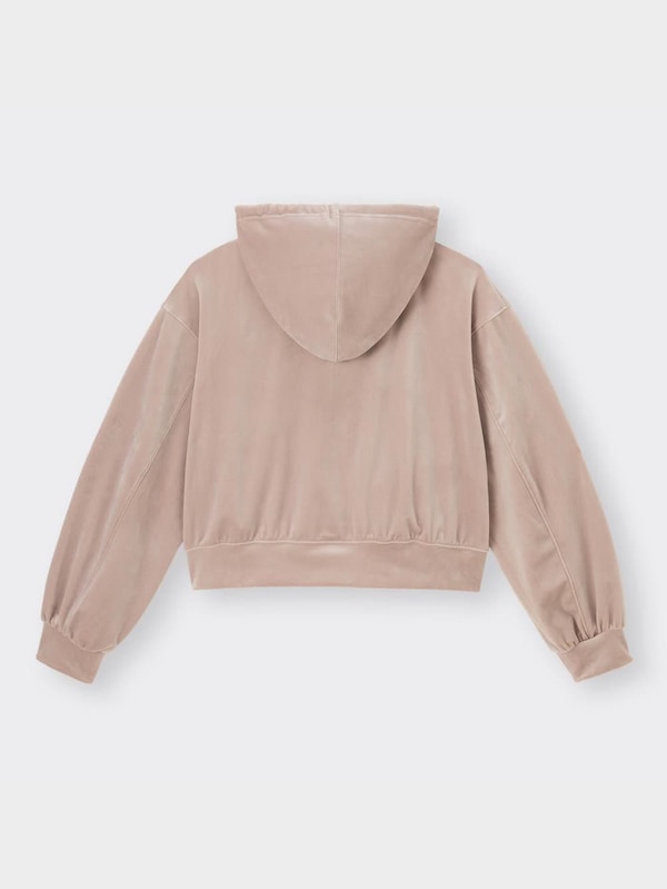 ベロアフルジップパーカ(長袖)+E(セットアップ可能)