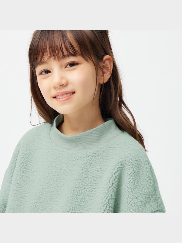 GIRLSボアフリースプルオーバー(長袖)+E