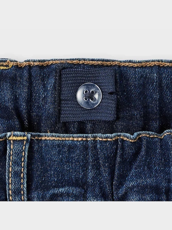 KIDS(男女兼用)のびのびデニムストレートパンツ+E