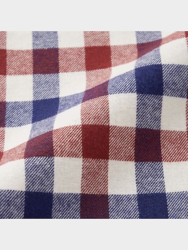 フランネルパジャマ(長袖&ロングパンツ)(チェック)+E